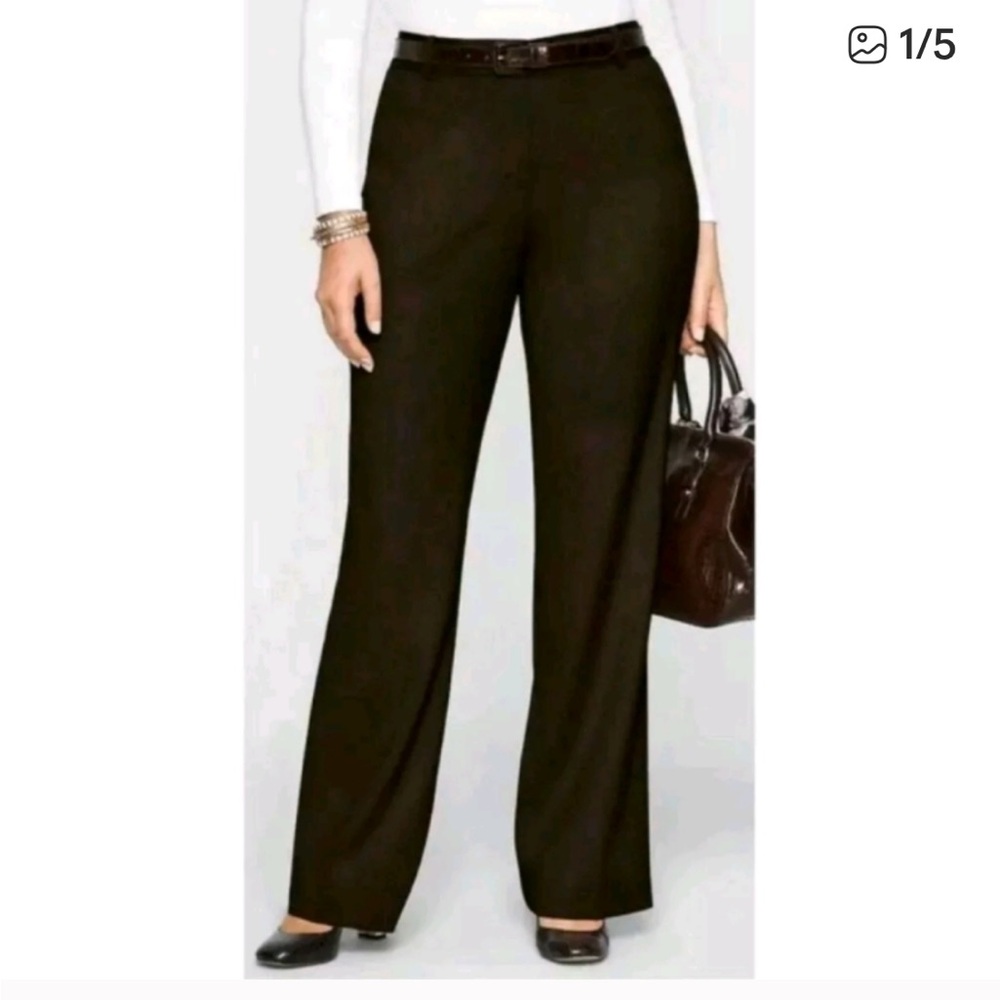 Talbots NWT Brown Tailored Classic Women's Curvy Pant